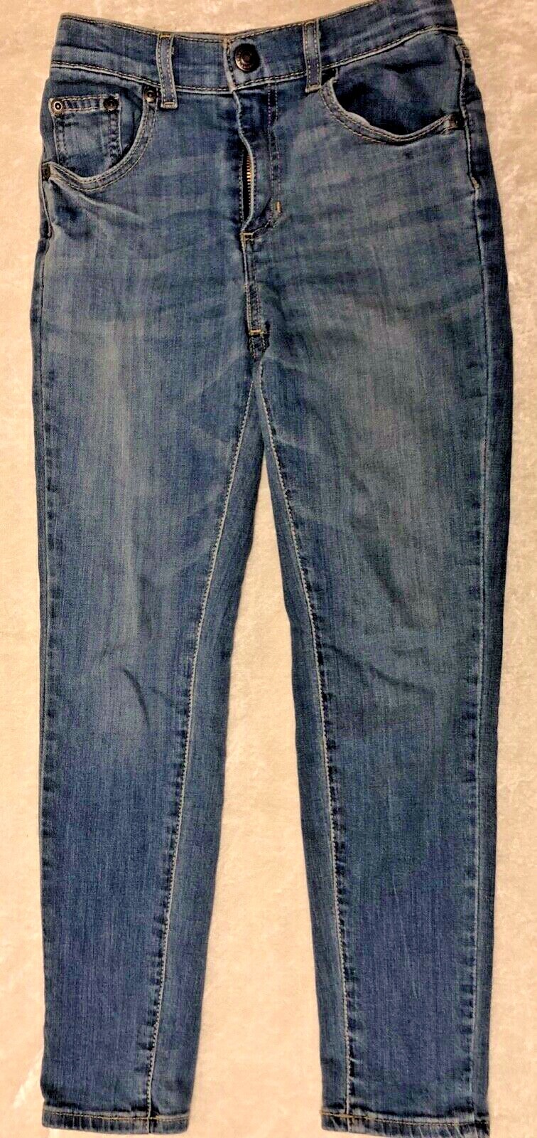 SONOMA GIRLS ADJUSTABLE WAIST JEANS, SIZE SKINNY 8, VERY GOOD CONDITION   D7