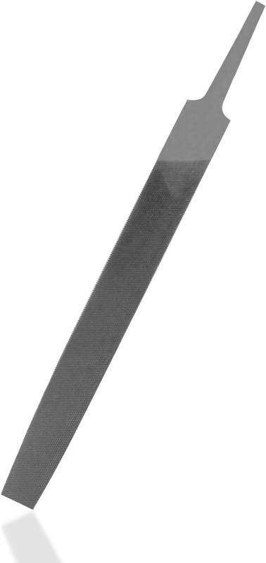 DAE Flat Medium Cut File, Double Cut Teeth, 6'' Length, Made of High Carbon teel
