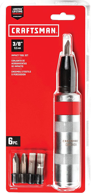 CRAFTSMAN Hand hammer Impact Screw Driver 3/8-Inch Set w bit