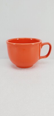 JUMBO mug CUP poppy orange NEW HOMER LAUGHLIN FIESTA 18 OZ. 