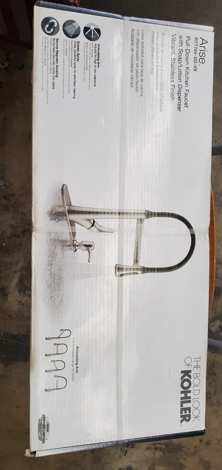 Arise R777640SD0VS Pull-Down Kitchen Faucet