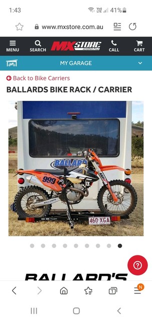 ballards motorcycle carrier