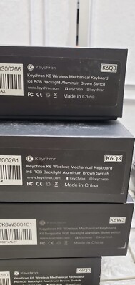 Keychron K6 68-Key Wireless Bluetooth Gaming Mechanical Keyboard RGB BACKLIGHT