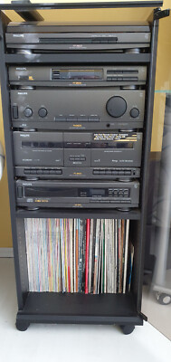 Phonoschrank mit Radio, Plattenspieler, Kassettenrecorder, CD Laufwerk