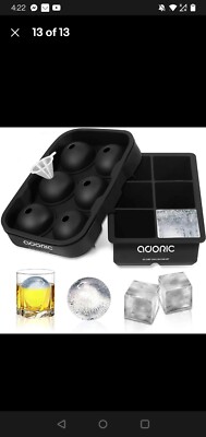 Cube Tray Ice-Ball-Maker-Mold - Wiscky Sphere Whiskey Craft Ice Maker Big 2 Set