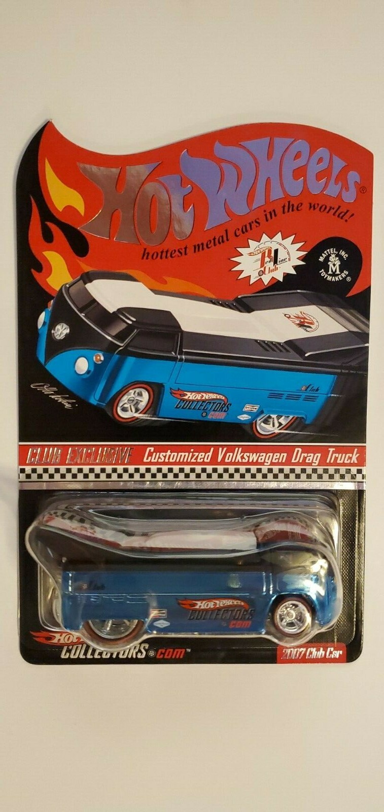ミニカー Hot Wheels Customized VW Drag Bus Hot Wheels Customized VW Volkswagen Drag Bus Collectible 1