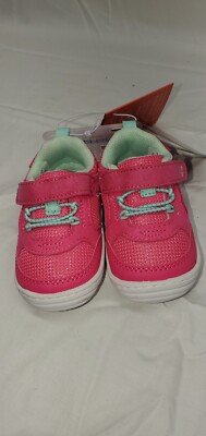 New w/tags, Surprize by Stride Rite Baby Girls Ari Pink Sneakers, size 4