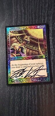 Magic the Gathering MTG foil Phyrexian Arena Apocalypse signed