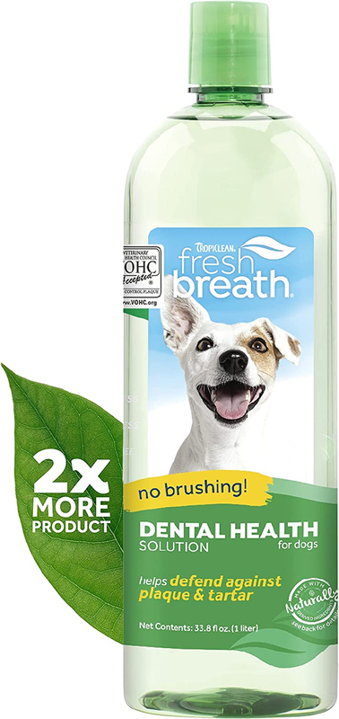 Tropiclean Fresh Breath Original Dog Dental Water Additive - Dog Breath Freshene