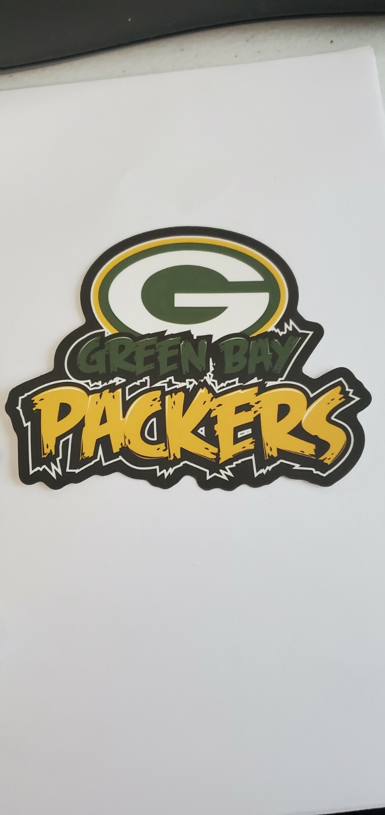 Green Bay Packers Diecut Sticker Decal Cheesehead Full Color Made In