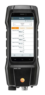 Testo 300 Smoke Edition Combustion Analyzer Kit with Bluetooth, 4000 ppm,
