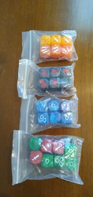 Massive Darkness 2 Heaven & Hell Frost Dice (Kickstarter Exclusive) CMON New