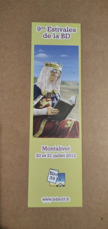 Marque-Page Jaime Calderon , ( 9eme Estivales De La Bd , 2013 ) 