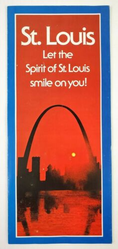 1975 Spirit of St Louis Vintage Brochure Pamphlet Missouri MO Arch City Sports