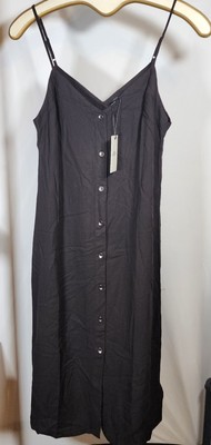7 For All Mankind Dress Women's X-Small Spaghetti Strap Midi $168 NWT 