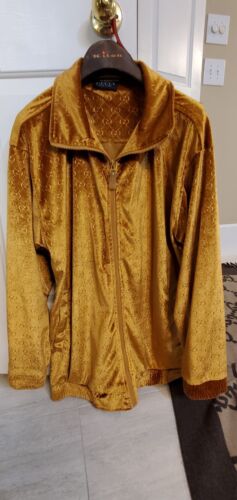 Gucci men/women Gold Sz XL Lounge/workout/Chill/Casual zipup Gucci men/women Gold Sz XL Lounge/workout/Chill/Casual zipup
