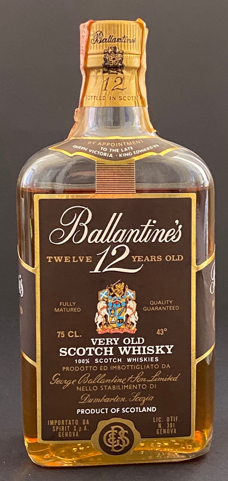 ウイスキー Ballantine's 12 Years Old 750ml 43% Ballantines 12 Year Blended Scotch Whiskey (750Ml) - $24.99