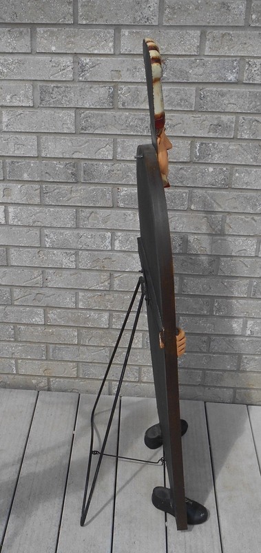 Antique/Vtg Menu of Day Sidewalk Sign/Sandwich/Restaurant Chalk Board 46 inches