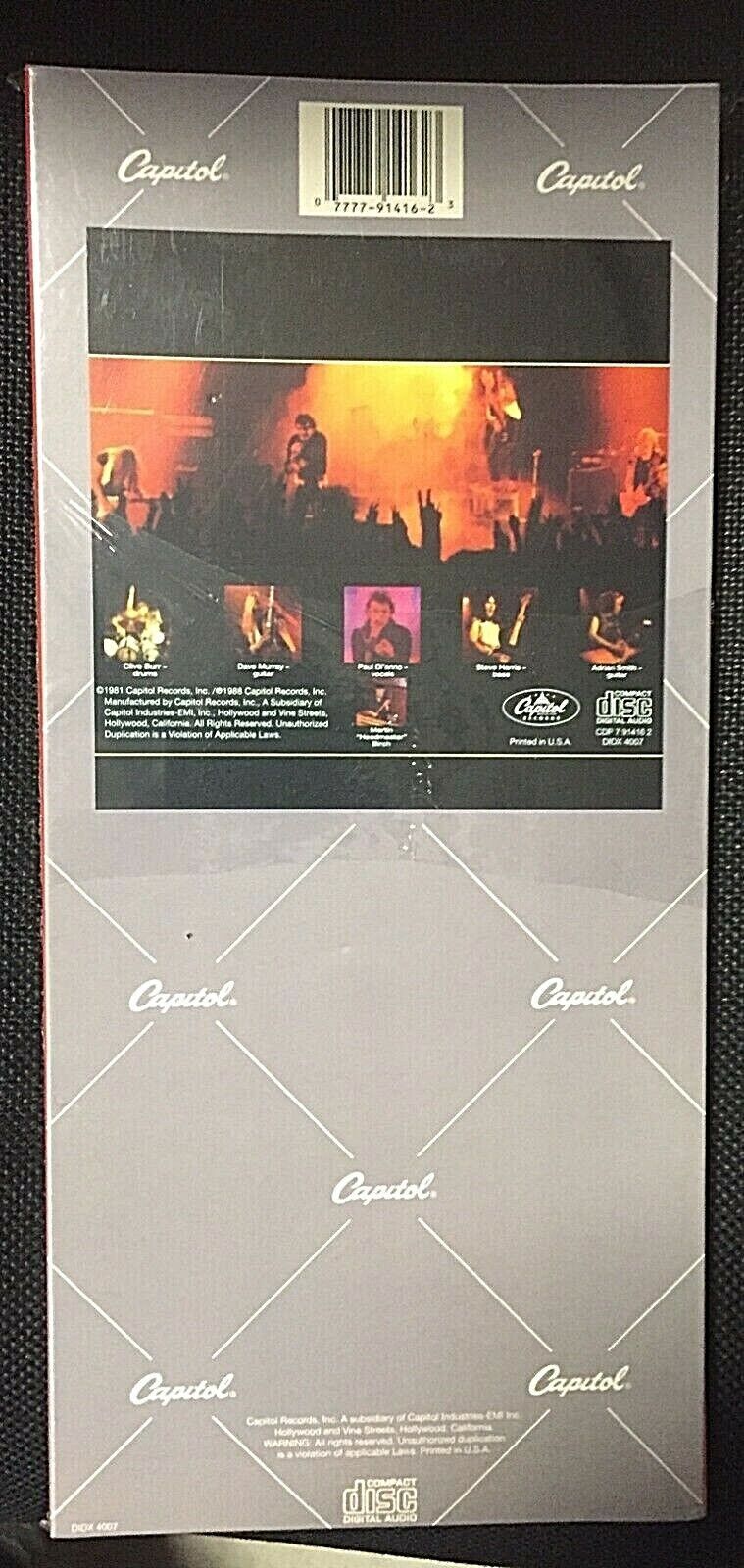 Iron Maiden ‎– Killers - CD LONGBOX USA First Print