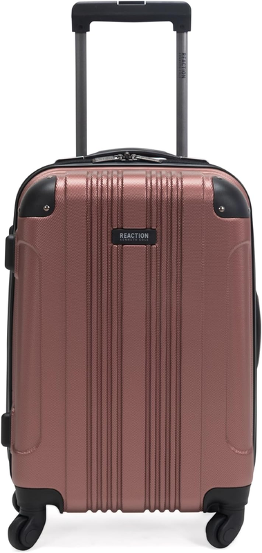 Out of Bounds Lightweight Hardshell 4-Wheel Spinner Luggage, Rose Gold, 20-Inch