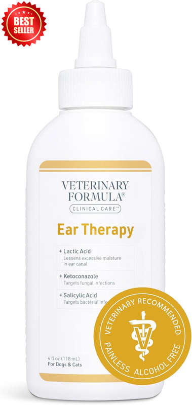 Clinical Care Ear Therapy 4oz Cat Dog Ear Cleaner Help Soothe Itch Relief US   