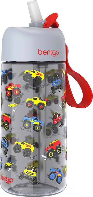 Bentgo&reg; Kids Water Bottle - New & Improved 2023 Leak-Proof, Bpa-Free 15 Oz. Cup