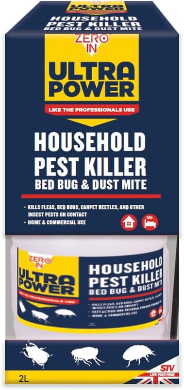 Zero in Ultra Power® Household Pest Killer Refillable Sprayer – 2L | Professiona