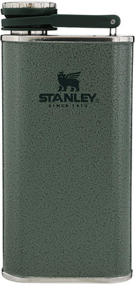 Stanley Classic Flask 8Oz with Never-Lose Cap, Wide Mouth Stainless Steel Hip Fl
