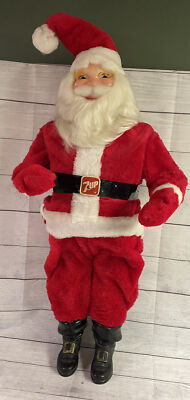 Vintage Rare Huge Harold Gale? 7-Up Santa Claus Store Display 45 X 16 X 14''!!!!!