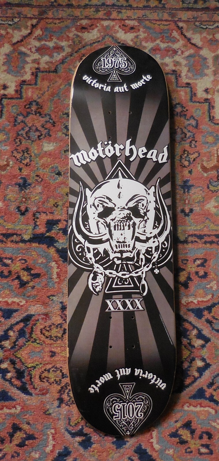 箱無中古27.5cmCONVERSE SKATEBOARDING PRORIDE MOTORHEAD - VICTORY OR DEATH - 40TH ANNIVERSARY SKATEBOARD