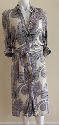 NWT Max Mara Dress Made in Italy w Belt and Separate Slip Size 12