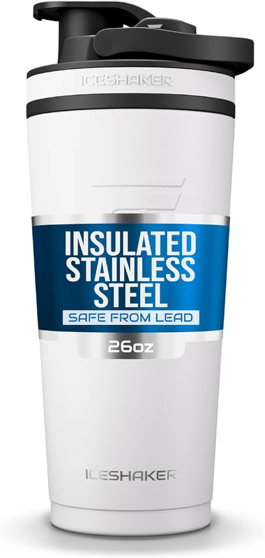 Stainless Steel Insulated Water Bottle Protein Mixing Cup (As Seen on Shark Tank