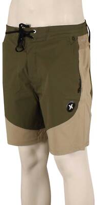 

Шорты для плавания Hurley Phantom Blockade Series 18 дюймов — оливковые — новинка, Зеленый