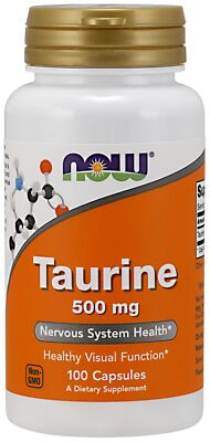 Now Foods Таурин 500 мг 100 капсул