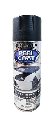 RUST-OLEUM Peel Coat Temporary Rubber Galaxy Black Violet Spray Paint Can 323050