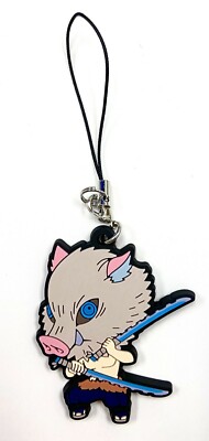 Аниме Убийца демонов, Том 2, Капсульный резиновый брелок-оберег Иноске Хасибира @16028