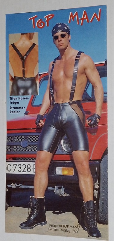 Top Man Prospekt Von Sommer  1995 - Leder - Gay Interrest  - Sehr Gut Erhalten