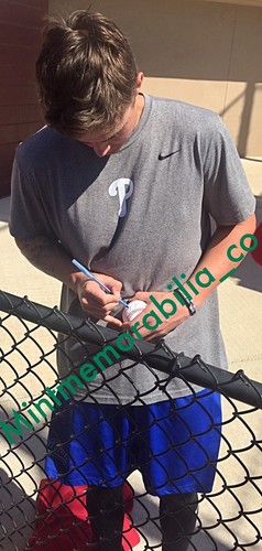 MICKEY MONIAK SIGNED RAWLINGS BIG STICK BASEBALL BAT PHILADELPHIA PHILLIES JSA