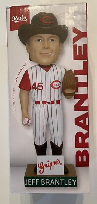 2022 Cincinnati Reds Jeff Brantley The Cowboy Bobblehead! SGA! New In Box!