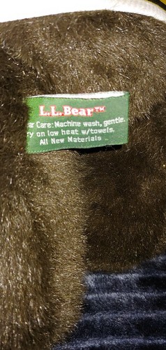LL Bean Boston Bruins Teddy Bear ~ RARE ~ No Longer Made