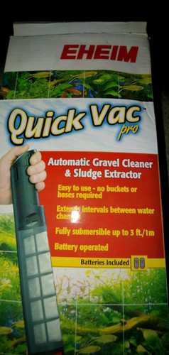 Eheim Quick Vac Pro  Batteries Included