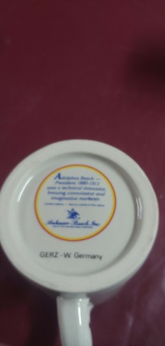 Vintage Michelob Stoneware Gerz German Stein Mug Anheuser Busch Limited Edition