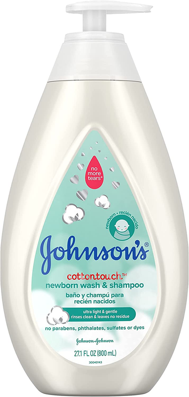 Cottontouch Newborn Baby Wash & Shampoo with No More Tears, 27.1 Fl Oz
