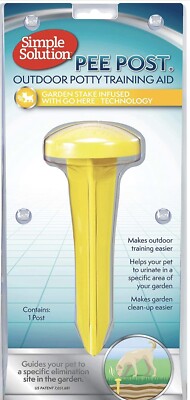 Simple Solution Pee Post | Outdoor Dog Training Aid | Pheromone Infused Dog P...