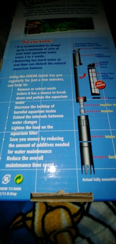 Eheim Quick Vac Pro  Batteries Included