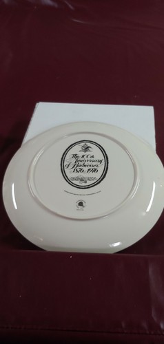 RARE 1976 ANHEUSER-BUSCH  / BUDWEISER 100TH. ANNIVERSARY PLATE- 1876 - 1976