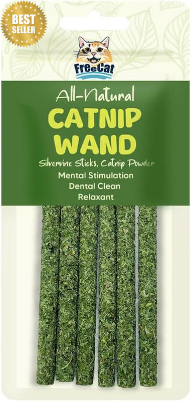 All-Natural Catnip Wand 6Pcs