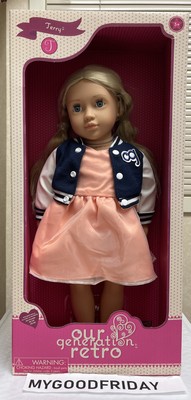 Our Generation by Battat- Terry 18'' Non-Posable Retro Fashion Doll- for Age 3 Y