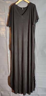 Magic Fit - Women's Call It Comfort Tee Dress - Black - Size XL