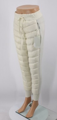 HOLDEN WOMENS HYBRID DOWN JOGGER PADDED PANEL SIZE S SOFT CREAM RRP £214 IB